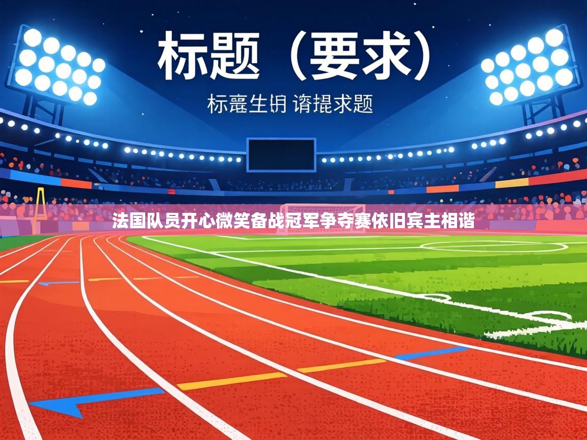 法国队员开心微笑备战冠军争夺赛依旧宾主相谐 第2张